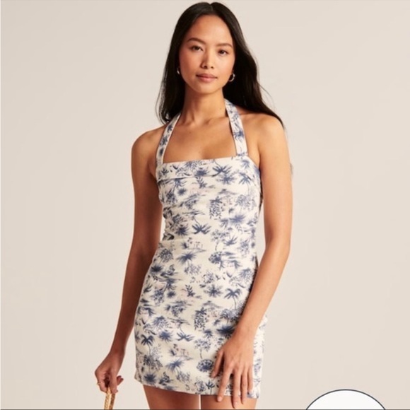 Abercrombie & Fitch Dresses & Skirts - Abercrombie Linen Halter Mini Dress